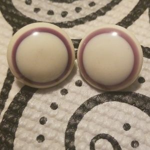 Vintage cream dream earrings